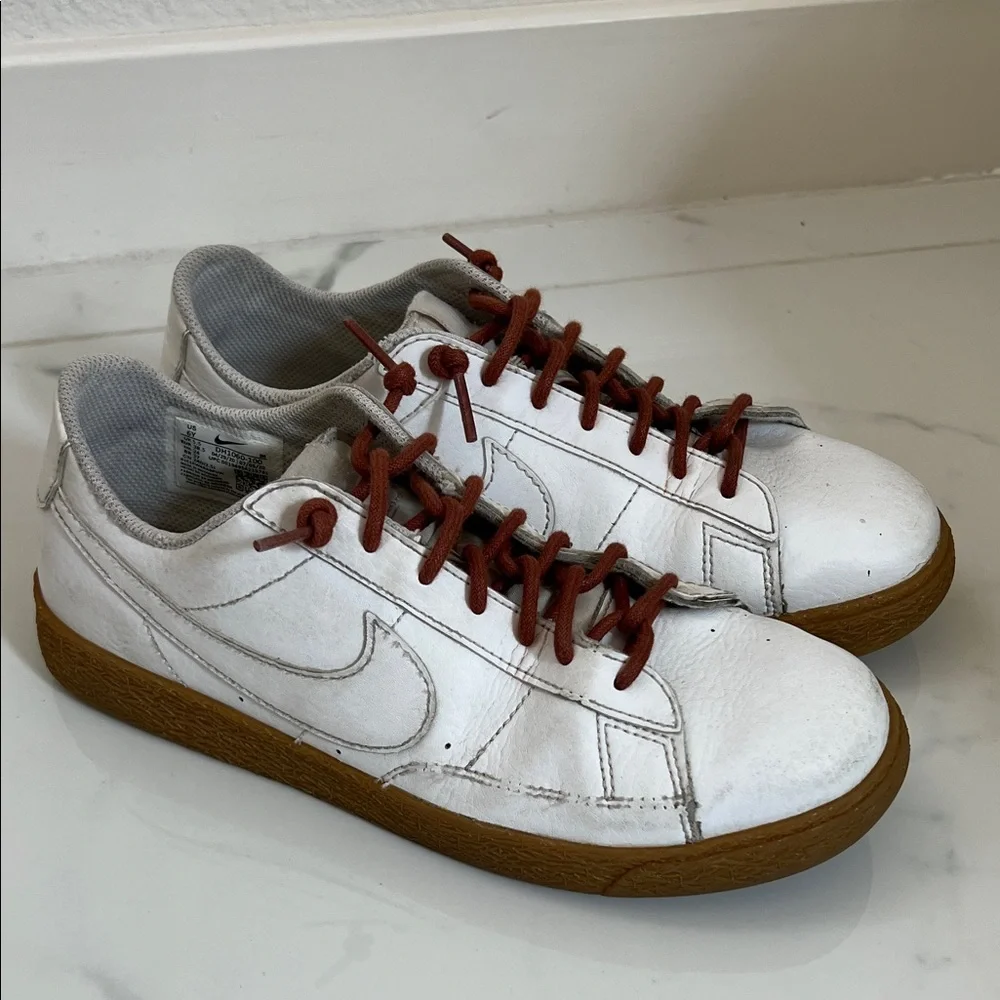 💖BUY 2 for $15💖 (Youth) Nike Blazer Low 'White Gum' DH1060-100